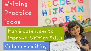 Writing practice ideas/ Easy ways to improve writing skills /Develop interest for writing in kids