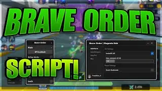 Brave Order Script / GUI Hack - Instant Kill | GodMode + Auto Stats + Unlock All | *PASTEBIN 2023*