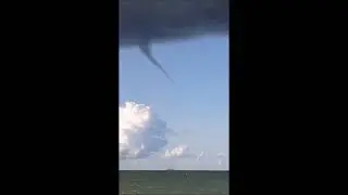 Trąba wodna / Trąba powietrzna / Tornado /Waterspout - Jurata 19.07.21 / NAJLEPSZE UJĘCIA !!!