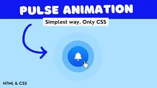 Simple Pulse Animation CSS | Pulse Effect CSS | FrontendDUDE