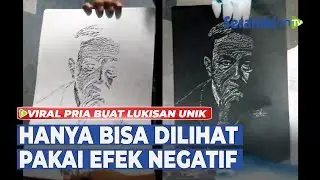 Viral Pria Buat Lukisan Unik, Hanya Bisa Dilihat Pakai Efek Negatif, Hasilnya Tuai Pujian