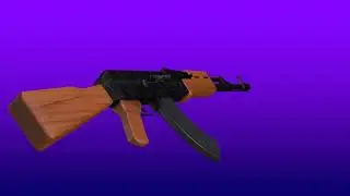 Cinema 4D AK-47 3d model