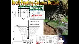 Drawing Exercise 21: How to Draft Footing-Column Details in AutoCAD