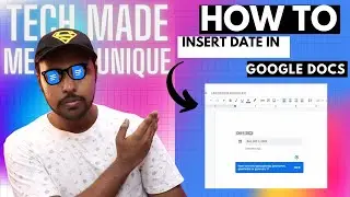 how to insert date in google docs | how to insert todays date in google docs