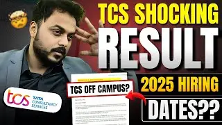 TCS Shocking Results😱 | TCS Free NQT 2025 Off-campus Hiring Date🤔?