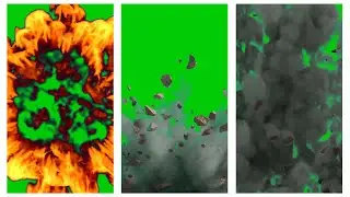 green screen explosion || explosion effect || bomb blast greens creen || Mondal Screen