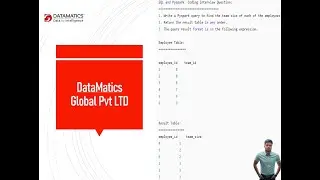 Day 28:- Write a SQL and Py-spark query to find the team size of each of the employees.