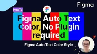 Figma 101 - Cara membuat text style auto color di Figma