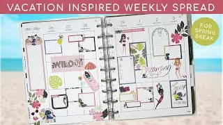 Plan with Me | Weekly Vacation Spread Feb 26th 2024