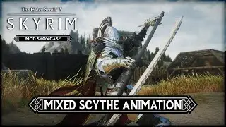 BEST SCYTHE ANIMATION SO FAR! | MCO ADXP | Precision | SCAR | Skyrim SE/AE: Mods