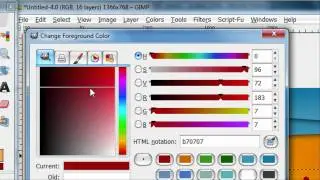 How to make a spring-type desktop background Part 2
