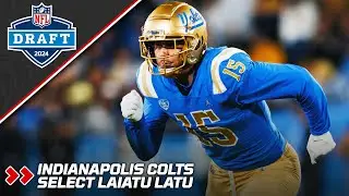 Indianapolis Colts Select EDGE Laiatu Latu | 2024 NFL Draft | PFF