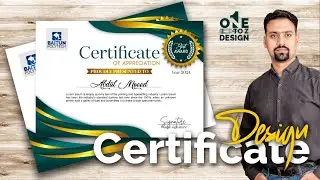 CREATE Stunning Certificate Designs in CorelDRAW | Urdu / Hindi