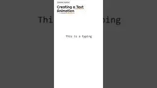 Creating Typing Text Effects with Pure HTML and CSS | #html #css #coding #javascript #shorts