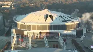 Amazing View Of Georgia Dome implosion !!! Best Angle !!!