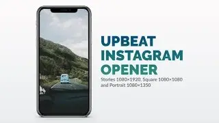 Upbeat Instagram Opener (After Effects template)