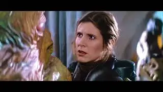 Jabba licks Leia (without sound, only slime sounds) loop