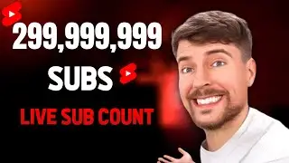 MRBEAST 300 MILLION SUBSCRIBERS : LIVE SUB COUNT