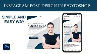 INSTAGRAM POST BANNER TEMPLATE TUTORIAL FREE PSD FILE