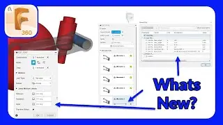 Fusion 360 Whats New Nov 2022 | Automated Modeling | User Parameters | Joint Limits | #fusion360