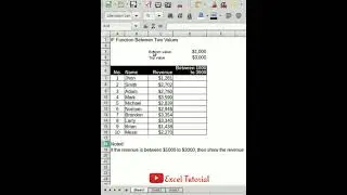 IF Function Between Two Values | Excel Tutorial