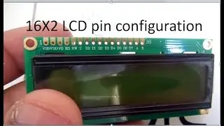 LCD 16X2 pin configuration || working of LCD display  in 4 bit mood|| how to display a number  LCD