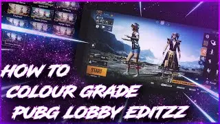 How To Colour Grade Pubg Lobby Editzzz || Colour Grading Tutorial For Beginners || Zax Plays