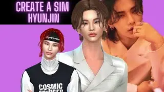 Sims 4| CAS - Hyunjin (Stray Kids)  + CC Folder + Sim Download