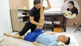 ASMR Strong and intense massage by Lyuda