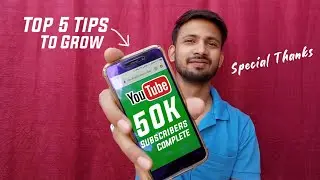 50K Subscribers Complete Special Thanks on YouTube | My YouTube Journey |YouTube Tips| Rupesh Lodwal