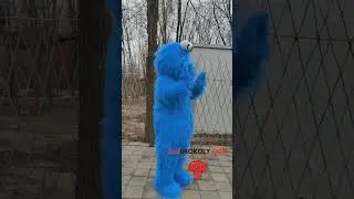 Blue Monster Mascot Costume Suit Fancy Dress for Party Halloween Xmas