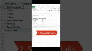 Excel Trick: Top 3 Pivot Table tips you need to know!! #shortvideo