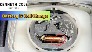 Kenneth Cole Battery and Coil Replacement Tutorial, Caliber MIYOTA 2115