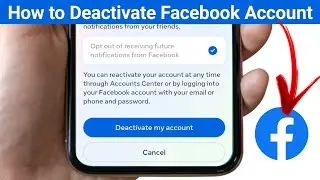 How to Deactivate Facebook Account