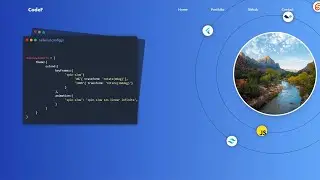 Animated Hero Section with Tailwind css l Tailwind keyframes | Html syntax highlighting | CodeF