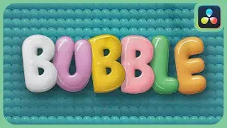 Text Animation | Bubble Text Effect | DaVinci Resolve |