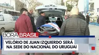 Corpo de Izquierdo chega à sede do Nacional do Uruguai para velório | Bora Brasil