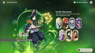 Claiming Tighnari from the 5* free selector - Genshin Impact