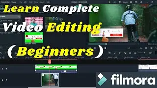 Filmora video editing tutorial for beginners | complete course | Hindi / Urdu