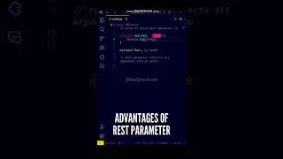 😃😃 Perks of using Rest Parameter in JavaScript ES6 