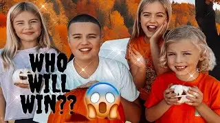 $1000 PUMPKIN CARVING CONTEST?? Who won? 🎃😱