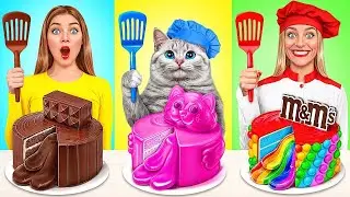 Me vs Grandma Cooking Challenge with Cat | Funny Challenges by Multi DO Smile