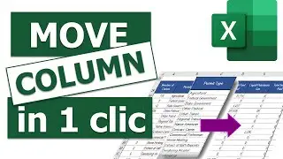 Excel Move Column in one action - Excel tricks