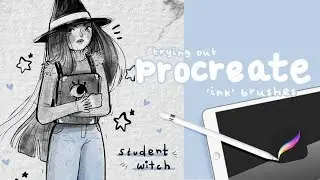 PROCREATE BRUSH PACKS 🎨Make digital art look traditional? Ink Box Try out!  ~ Inktober Special