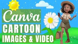 Create CARTOON 🌼 Images & Video - Use New Animations [Canva Tutorial]