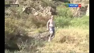 Путин на рыбалке. Отдых