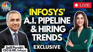 LIVE | Deep Dive Into Infosys' AI Strategy With Salil Parekh | CNBC TV18 Exclusive | N18L