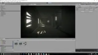 First Scene volumetric lights blockout Unity 5