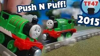 Thomas Take N Play 2015 Push N Puff Percy Review! Puffing Steam Effect! TF47 Model Review For Adults