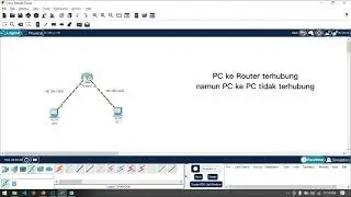 Cisco Packet Tracer ROUTER 1 (fungsi Gateway IP)